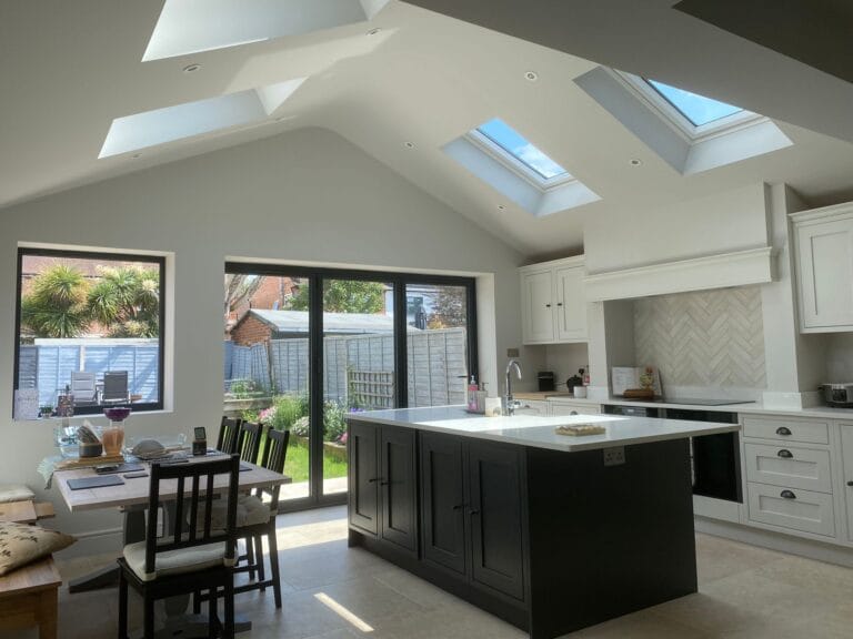 rear house extension Hillary Crescent KT12